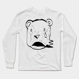 Boomy Teddy Bear with issues - Skully Inc Long Sleeve T-Shirt